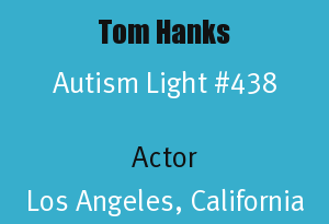tom hanks autism light