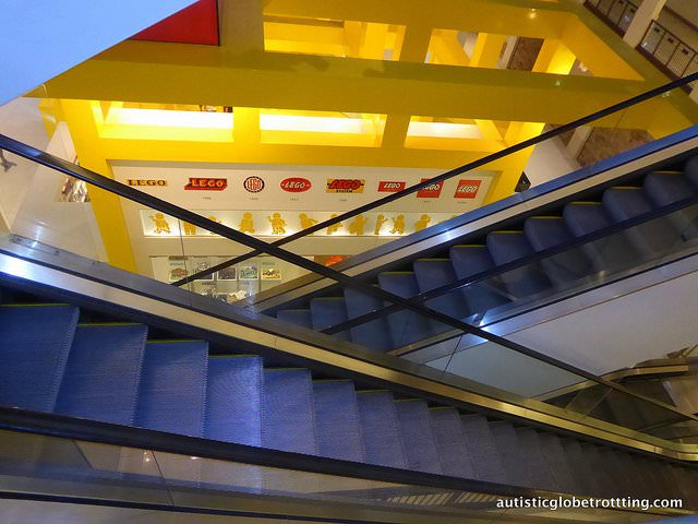 Taking your kids with Autism to the Mall of America lego