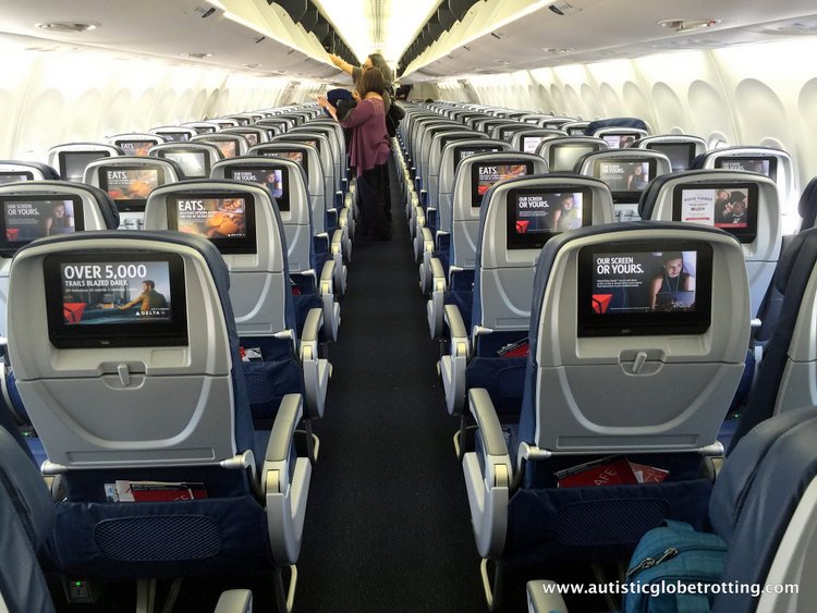 Airline Safety Tips to Practice with Kids airline rows on delta airlines