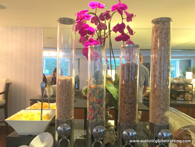 Family Stay at the JW Marriot Downtown LA flower