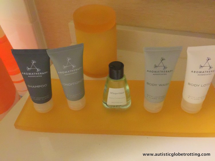 Family Stay at the JW Marriot Downtown LA bathroom