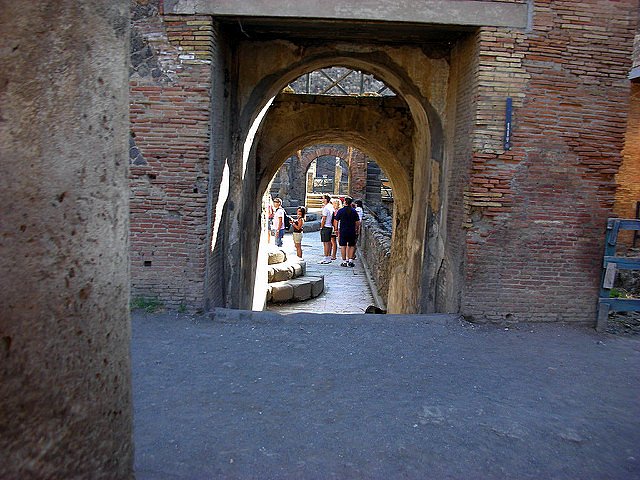Visiting Pompeii with Autism arch