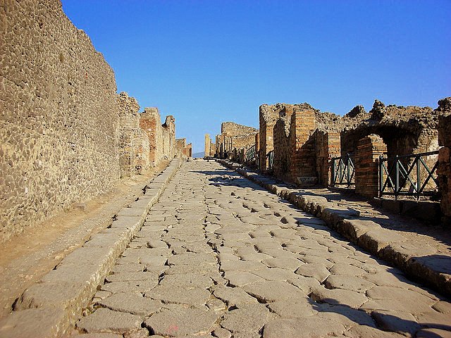 Visiting Pompeii with Autism stone