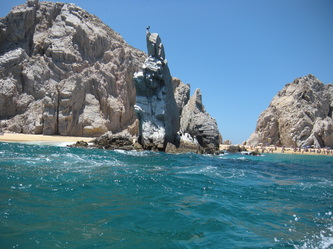 Visiting Cabo San Lucas' El Arco With Autistic Kids large rock