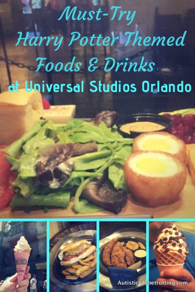 Must-Try Harry Potter Themed Foods and Drinks at Universal Studios Orlando pin 