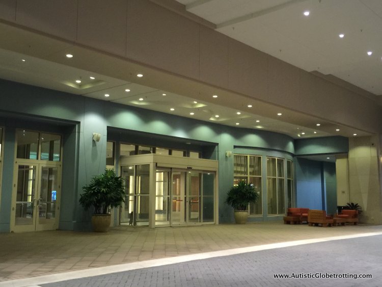 Family Stay at the Hilton Bonnet Creek Orlando entrance