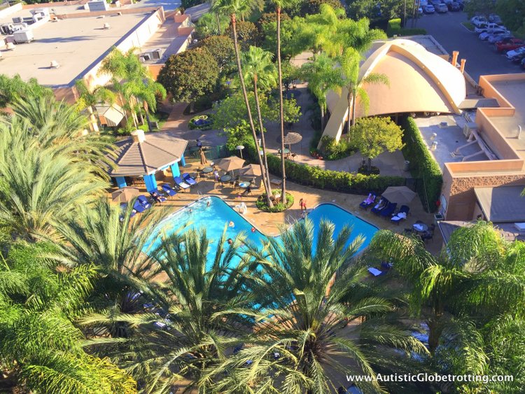 The Autism Friendly Sheraton Park at Anaheim Resort pool
