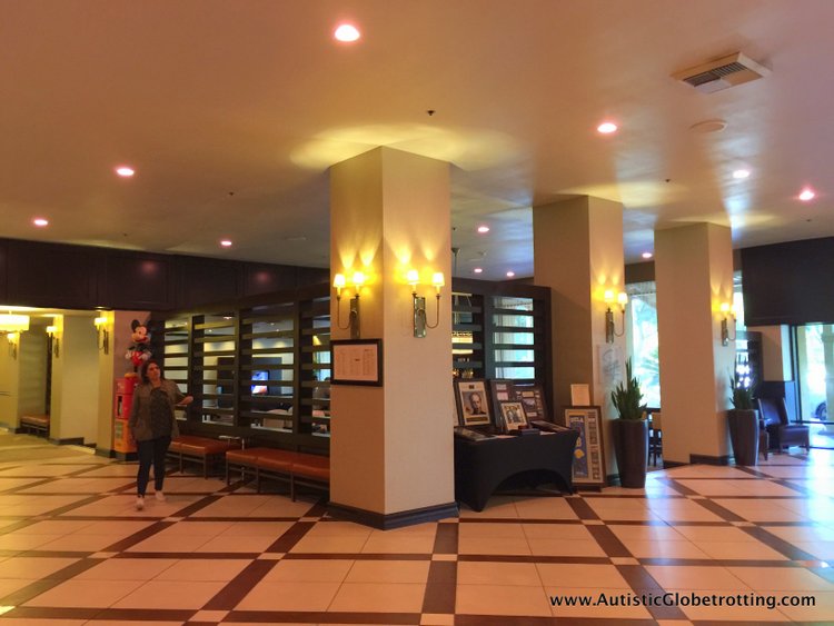 The Autism Friendly Sheraton Park at Anaheim Resort pillars