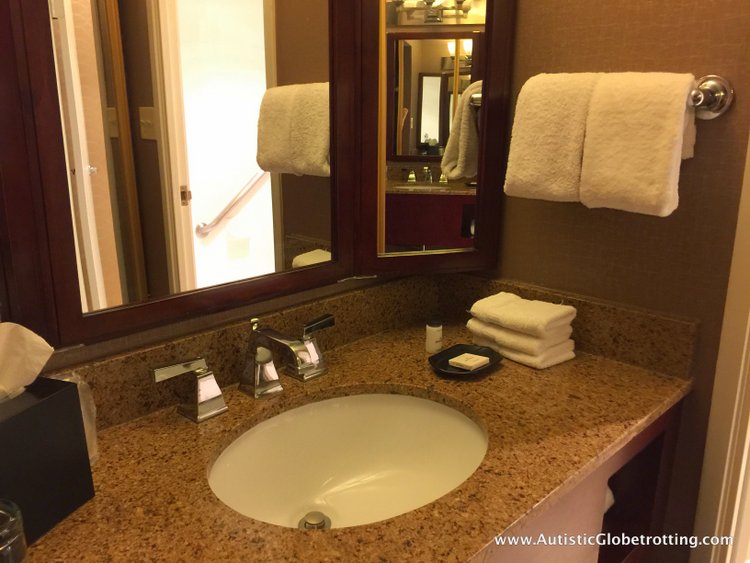 The Autism Friendly Sheraton Park at Anaheim Resort sink