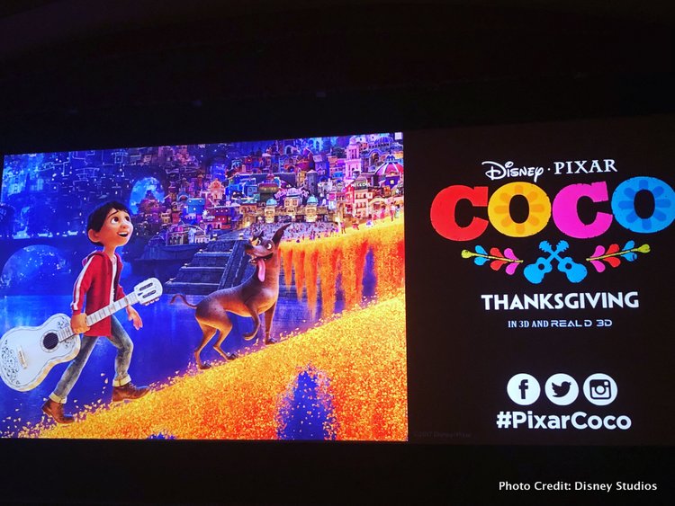 Pixar's Coco Press Junket highlights Mexico's Family Traditions poster