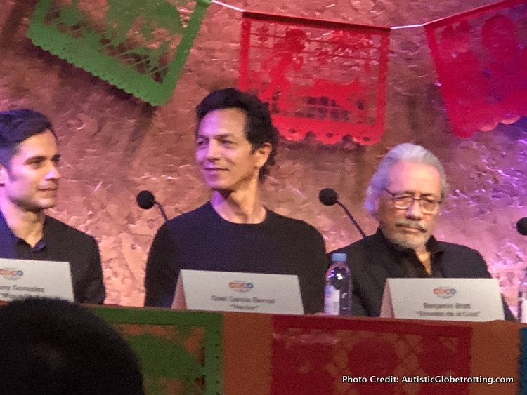 Pixar's Coco Press Junket highlights Mexico's Family Traditions olmos and pratt
