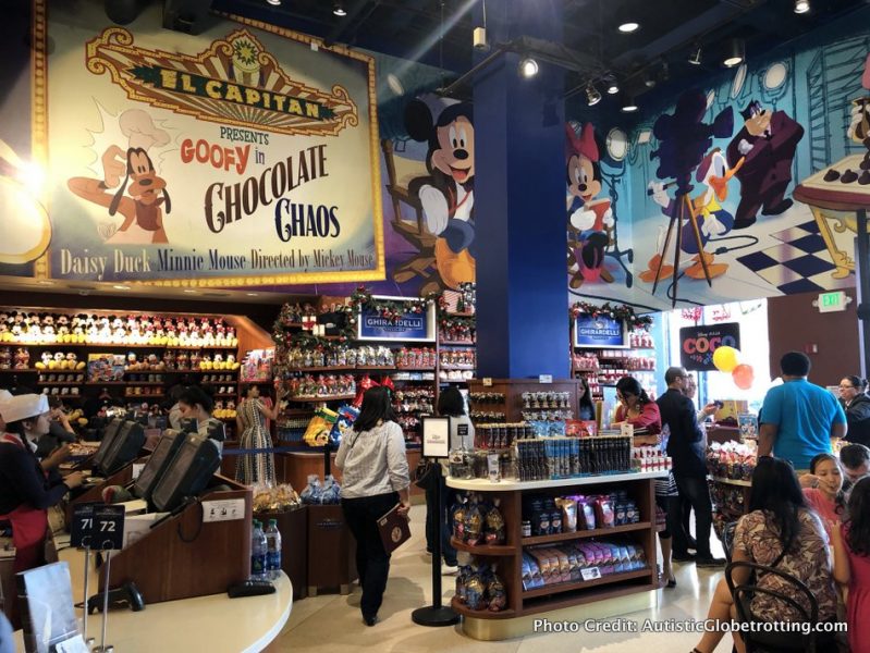 Visiting Hollywood's iconic El Capitan Theatre with Kids ghiardelli