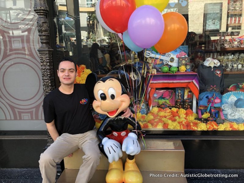 Visiting Hollywood's iconic El Capitan Theatre with Kids statue