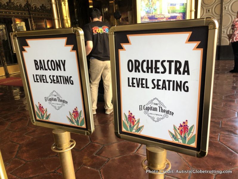 Visiting Hollywood's iconic El Capitan Theatre with Kids tickets