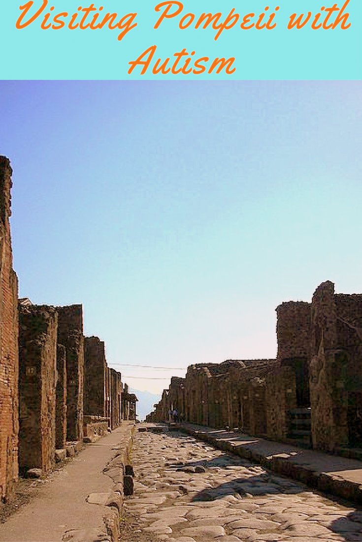 Visiting Pompeii with Autism pin