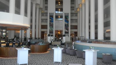 The Family Friendly David Intercontinental Tel Aviv lobby