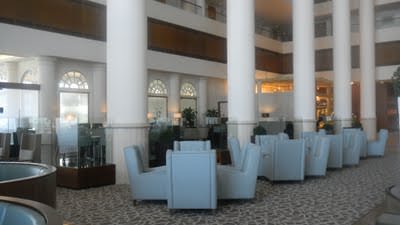 The Family Friendly David Intercontinental Tel Aviv lobby seats