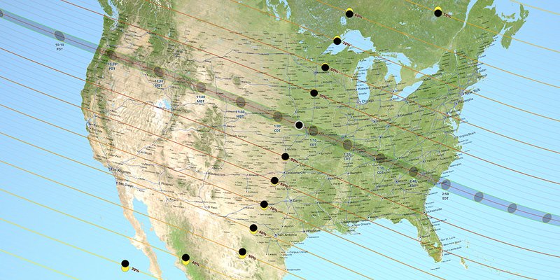 solar eclipse map