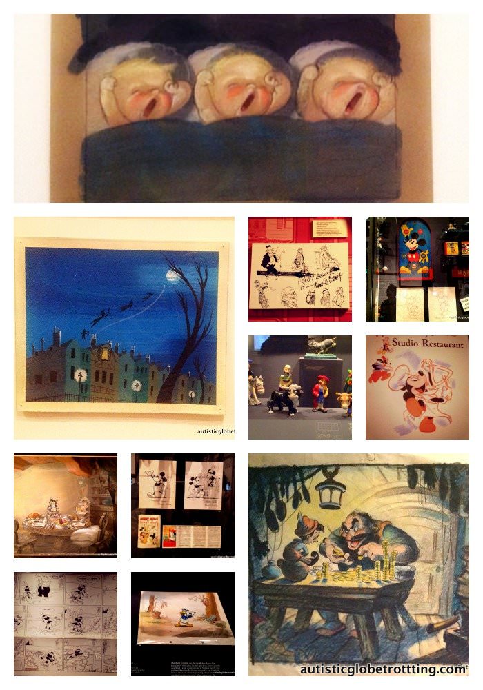 Taking the Kids to the Walt Disney Museum San Francisco Paintings
